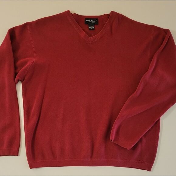 Eddie Bauer Men's V-neck Sweater - Picture 2 of 10
